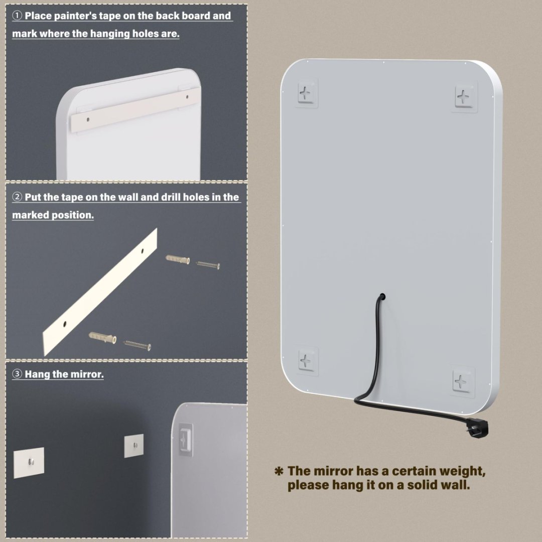 Bathroom LED Frame Mirror