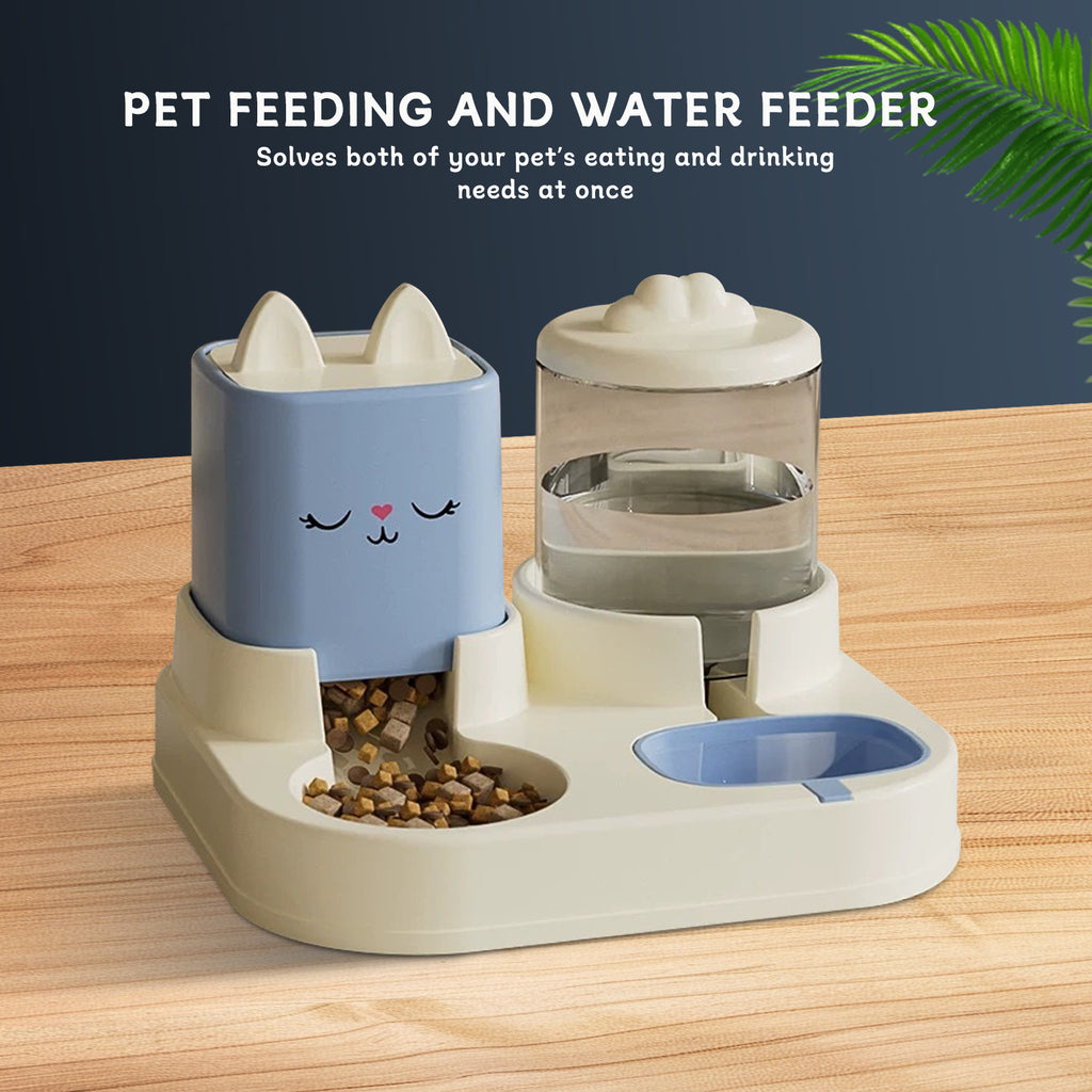 Pet Feeding And Drinking Device
