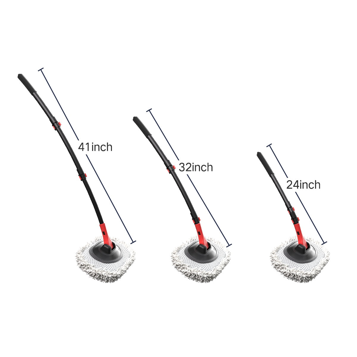 Portable 41-inch Automatic Water Car Wash Mop