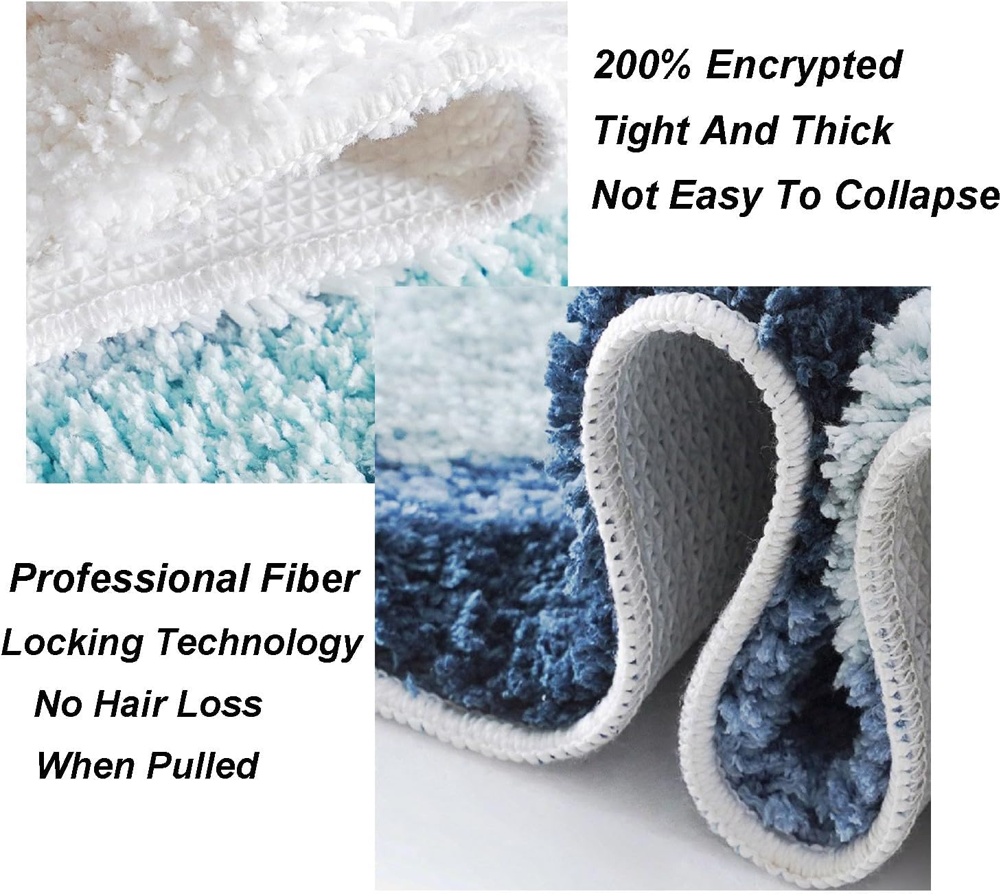 Non Slip Bath Rug Absorbent Floor Mat