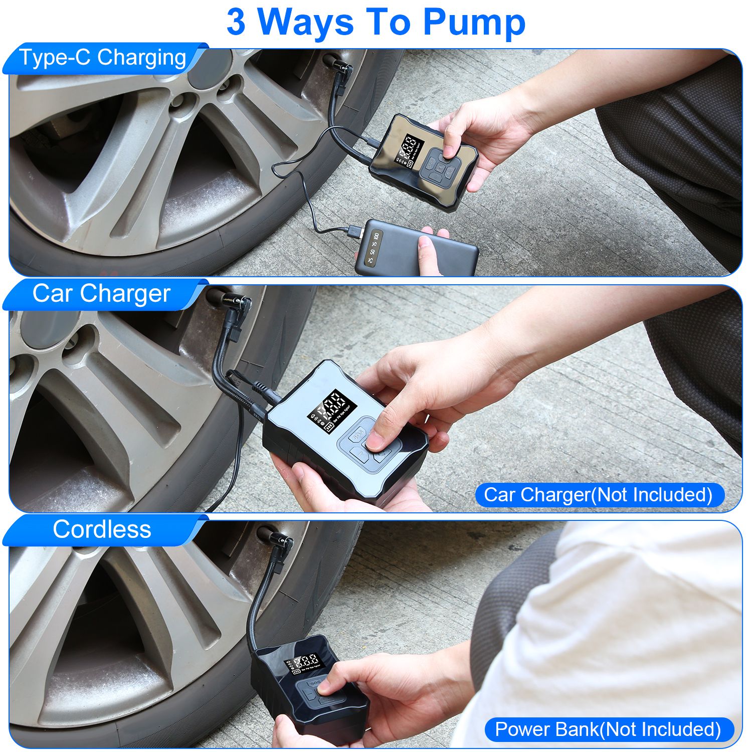 150PSI Cordless Tire Inflator